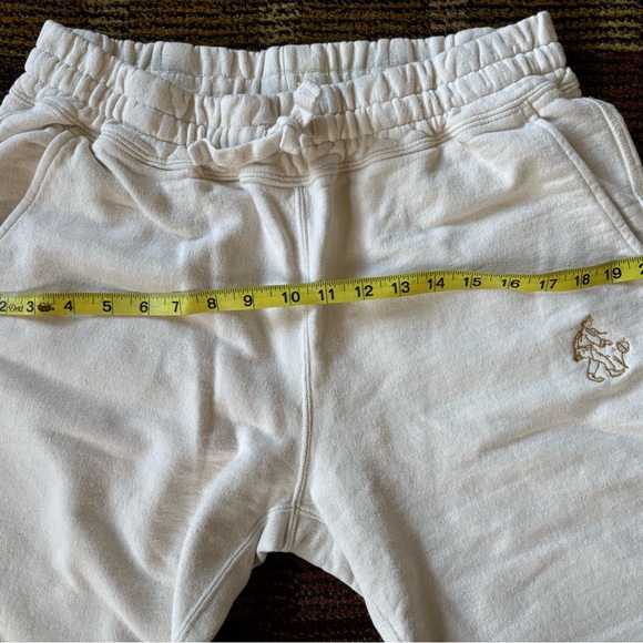 Aimee Leon Dore & Drake’s cream 100% Cotton Sweatpants sz M gently used - Picture 8 of 10